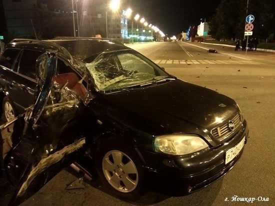 В Йошкар-Оле при столкновении с автомобилем погиб мотоциклист