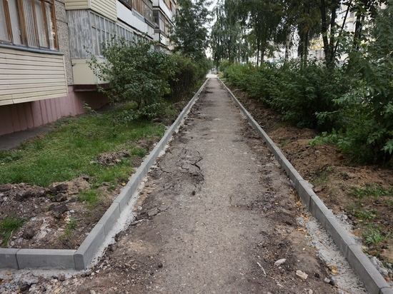 В Йошкар-Оле ведется ремонт на улице Подольских Курсантов