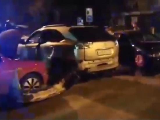 Пьяный водитель на Lexus устроил ДТП в Барнауле