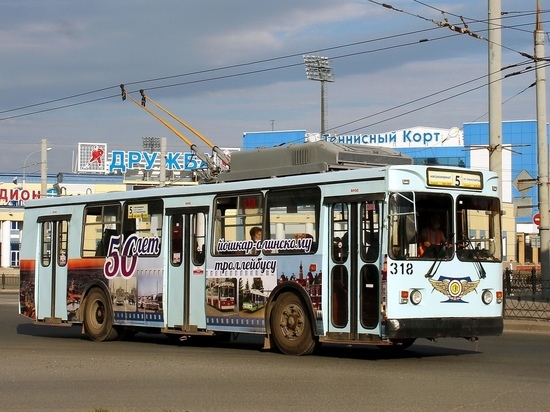 На улицах Йошкар-Олы появились «юбилейные» троллейбусы