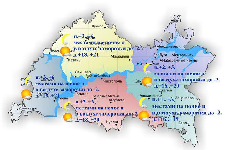 Карта погоды казань онлайн