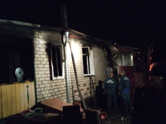 В Рязанской области ночью сгорел жилой дом