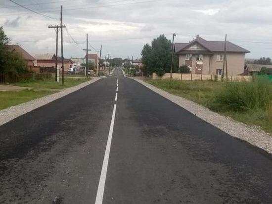 Три улицы отремонтировали в селе Подсинем
