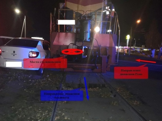 Не разглядел в темноте: в ночь с 6 на 7 сентября костромич на автомобиле протаранил тепловоз