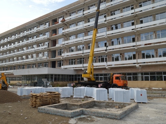 Емец рассказал о ходе ремонта санатория «Сосновый бор» в Солотче