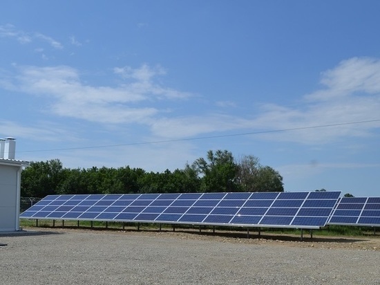 В Адыгее заработала первая в регионе солнечная электростанция