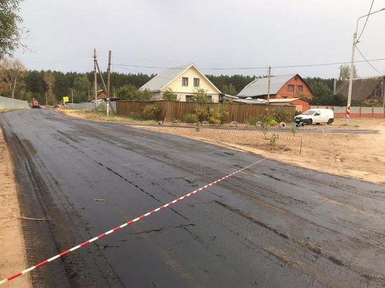 В Рязанской области сделали дорогу из строительных отходов