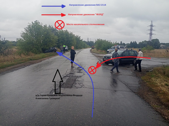 В Рязанской области «Форд» спровоцировал ДТП, пострадал человек