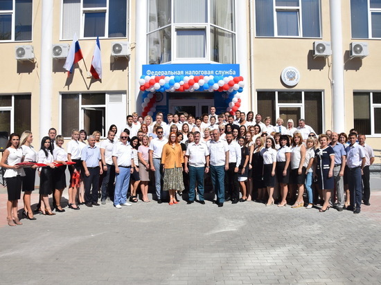 В Евпатории открыли обновленное здание ФНС