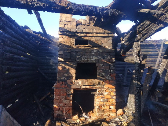 В Руднянском районе из горящего дачного дома соседи спасли двух пенсионеров