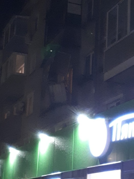 Туляки обеспокоены отваливающимся балконом