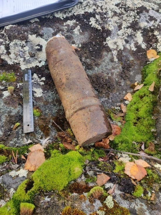 В Кольском районе найден артиллерийский снаряд