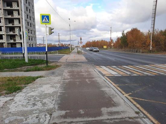 В Надыме иномарка сбила подростка на переходе