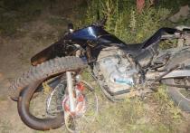 В селе Засопке Читинского района мотоциклист врезался в остановку общественного транспорта и перевернулся