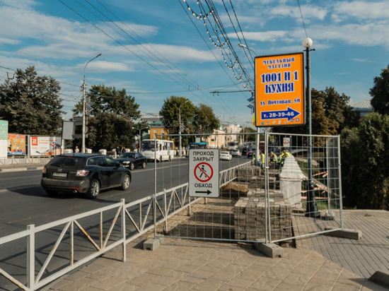 С 15 сентября в Рязани перекроют полосу на мосту на улице Ленина