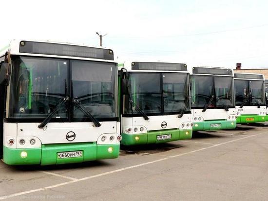 Еще пять автобусов поступили из Москвы в Рязань