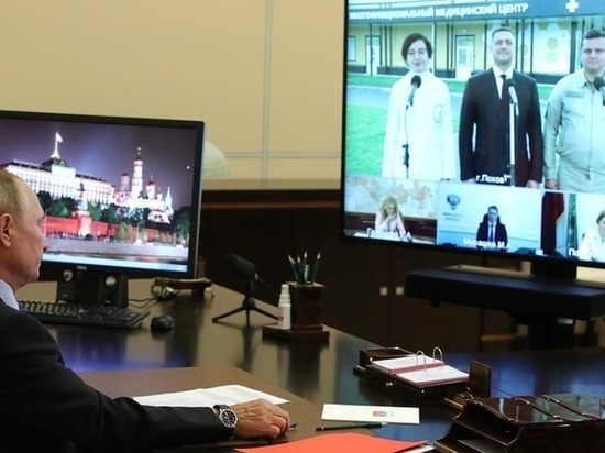 Псковский губернатор президенту: Новые больницы готовы, штат укомплектован