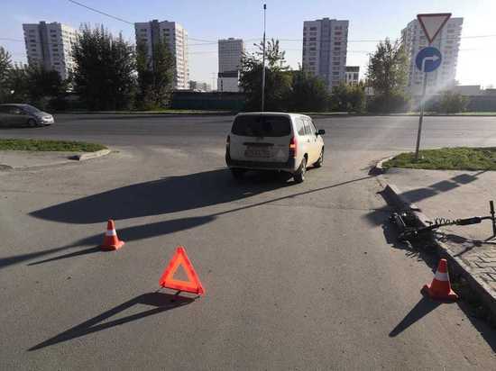 Автомобиль сбил двух девочек на самокате в Новосибирске