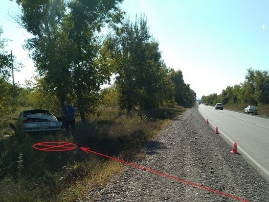 В Хакасии автомобилист сломал ребра, влетев на скорости в дерево
