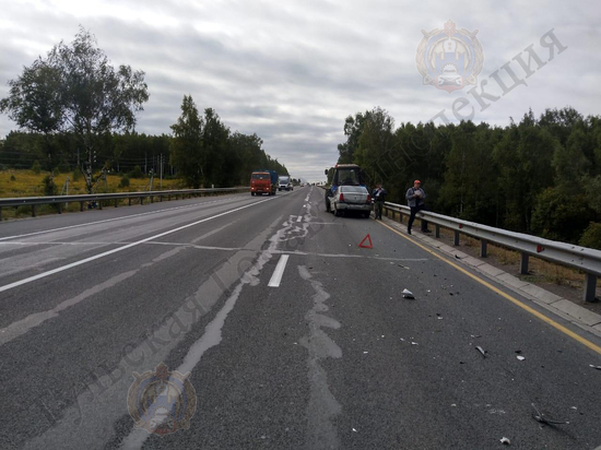 В Тульской области в  ДТП пострадал водитель