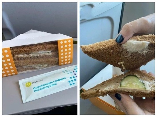 «Грустными сэндвичами» кормила пассажиров новосибирская авиакомпания S7