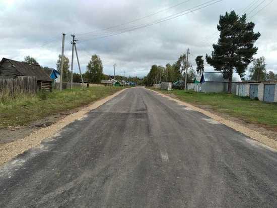 В Сернурском районе Марий Эл завершается ремонт дорог