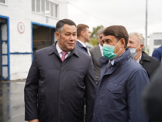 Помощник Президента РФ и губернатор Тверской области посетили Верхневолжское АТП