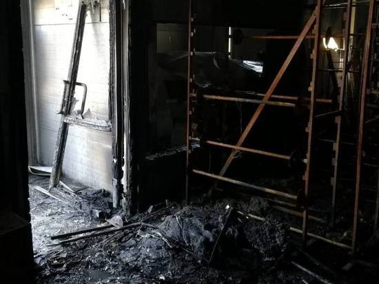Причиной пожара в магазине под Рязанью стал поджог
