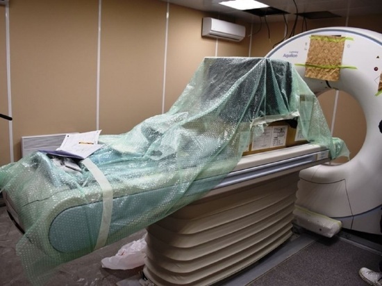 В костромской окружной больнице №2 начали собирать компьютерный томограф