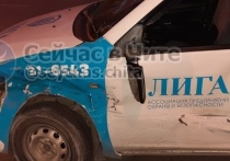 В Чите вечером 21 сентября произошло ДТП с участием автомобиля частной охранной компании