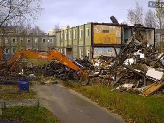 За сносом аварийных домов в Ноябрьске наблюдают камеры