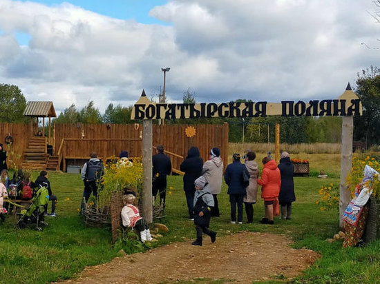 В Красносельском районе Костромской области появилось интерактивная «Богатырская поляна»