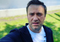 Блогер и оппозиционер Алексей Навальный выложил в Instagram фото, как он сидит на лавочке в парке