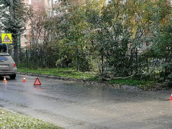 Сотрясение мозга: автомобиль сбил школьника в Новосибирске