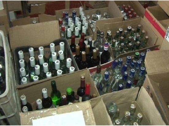 В магазине калмыцкой столицы торговали контрафактным алкоголем
