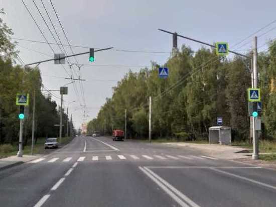 На Московской в Калуге появился новый светофор