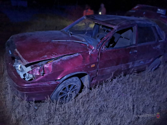 Водитель «Лады» погиб в ночном ДТП на трассе под Волгоградом