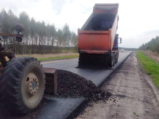 В Ивановской области завершают ремонт дороги Писцово – Комсомольск