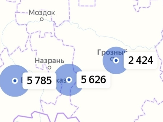 Число инфицированных COVID-19 на Северном Кавказе превысило 57,6 тысячи