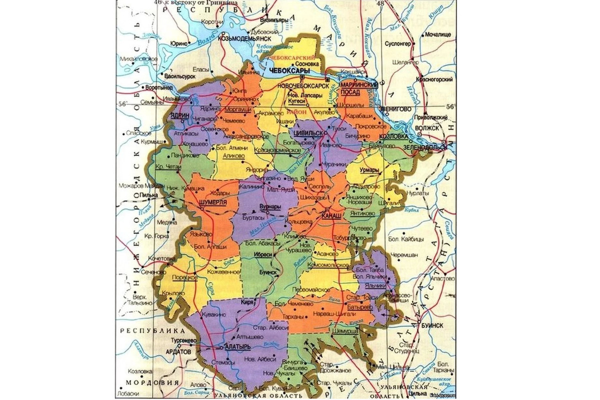 Кадастровая карта чувашской республики. Карта Чувашии с районами. Политическая карта Чувашской Республики. Карта Чувашии с городами. Карта Чувашии с районами и населенными пунктами.