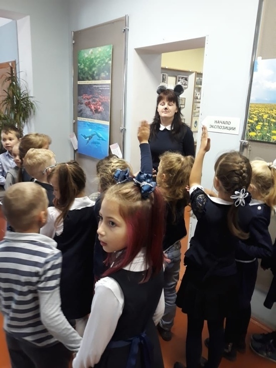 Школьники из Тверской области встретили музейную Мышь