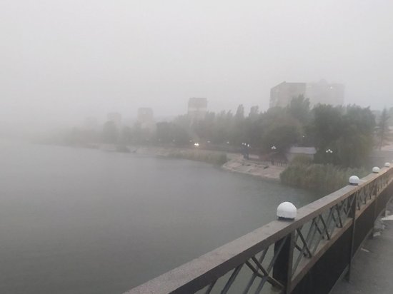 Донецк накрыло аномально "грязным" туманом