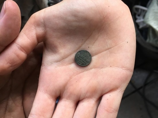 Царскую монету нашли во дворе 100-летнего дома в Чите