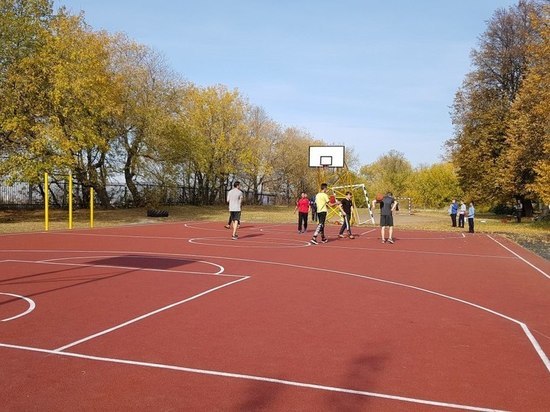  "Столица Нижний" построила спортивную площадку для школы-интерната