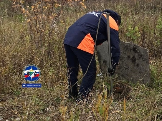 В Новосибирске спасатели вызволили собаку из глубокого колодца