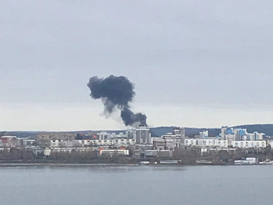 Иркутян напугал столб дыма над аэропортом