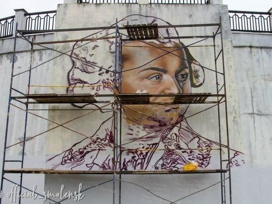 Граффити с изображением князя Потемкина появится в Смоленске на набережной