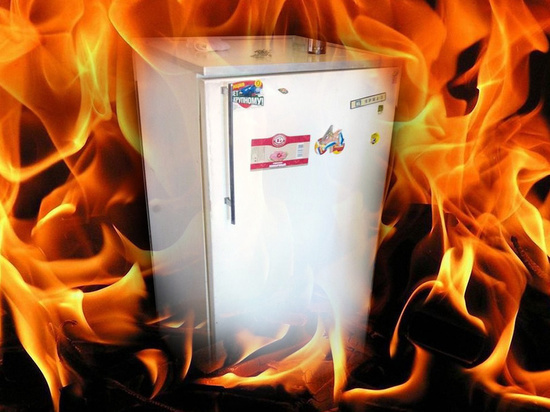 В Ивановской области в квартире загорелся холодильник
