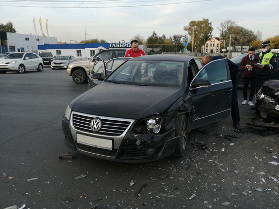 В ДТП на Московском шоссе в Рязани пострадали два человека