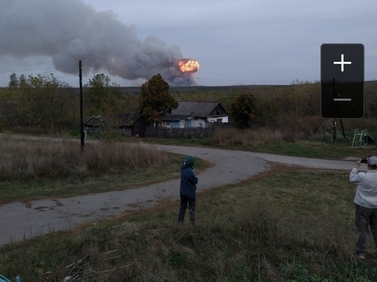 Власти Скопинского района прокомментировали пожар на военном складе